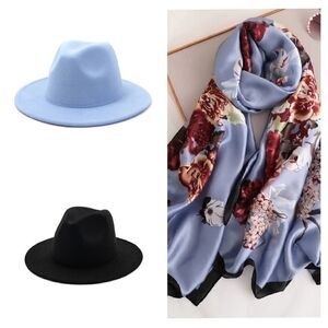 COPY - Fedora Hat with a matching Scarf